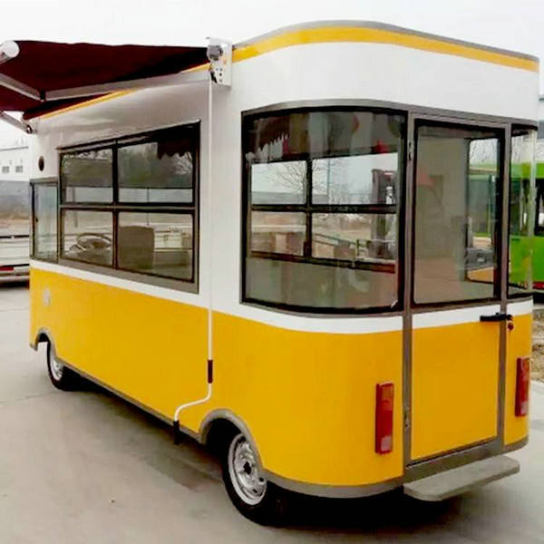 电动餐饮车，移动小吃车，景观店车